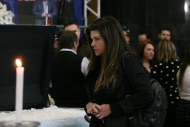 SAO PAULO, SP, 28.11.2019 - Velorio Gugu cenaze törenindeki insanlar 