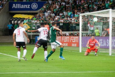 SAO PAULO, SP, BRAZIL: Brezilya 'daki iki Campeonato Brasileiro Srie A takımı arasında futbol maçı