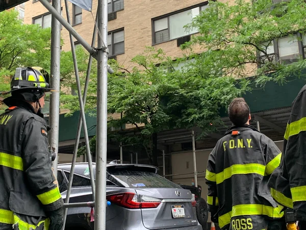 Daños Causados Por Tormenta Tropical Isaias Manhattan Nueva York —  Fotos de Stock