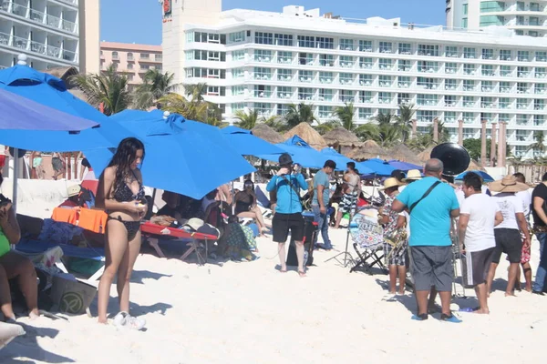 Cancun Mexico Beautiful Tropical Resort Cancun Mexico — Stock Photo, Image