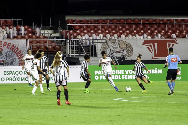 Paulista Vrouwelijke Voetbal Liga December 2020 Sao Paulo Brazilië Voetbalwedstrijd — Stockfoto