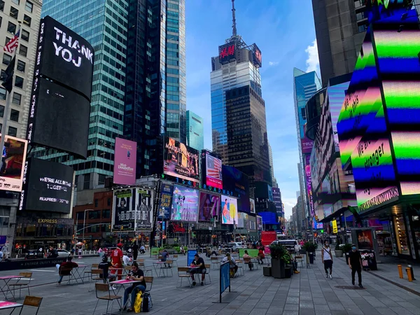 New York Usa Navzdory Znovuotevření New Yorku Tento Týden Zůstaly — Stock fotografie