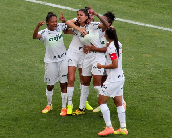 Spo Liga Fútbol Femenino Paulista Diciembre 2020 Sao Paulo Brasil —  Fotos de Stock