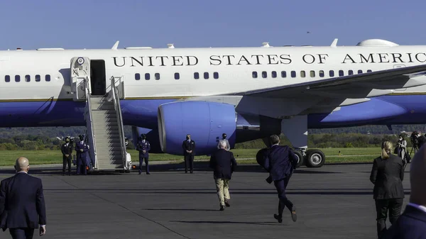 Rendi America Nuovo Grande Rally Con Vice Presidente Pence Pennsylvania — Foto Stock