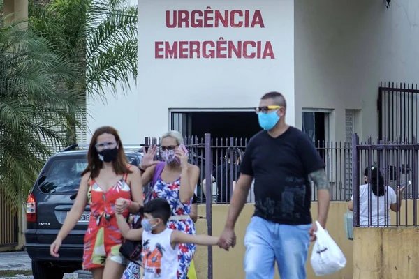 圣保罗Guarulhos 2020年1月11日 在一场大流行病期间 — 图库照片