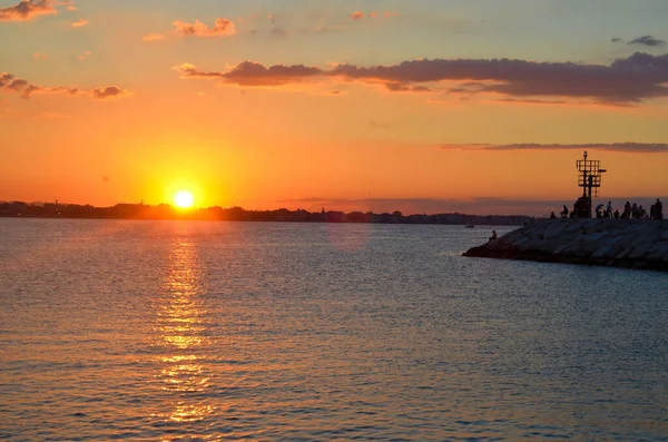 Používání Masek Povinné Rimini Po18 Září 2020 Rimini Itálie Prvním — Stock fotografie