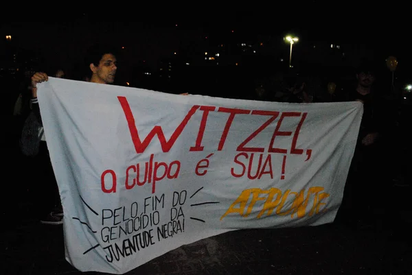 Sao Paulo 2019 Manifestación Personas Por Clima — Foto de Stock