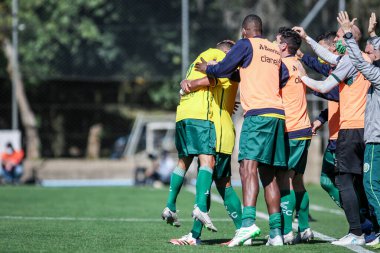 SAO PAULO, SP, BRAZIL: Brezilya 'daki iki Campeonato Brasileiro Srie A takımı arasında futbol maçı