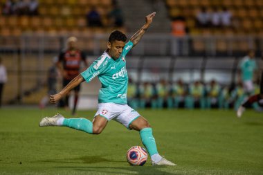 SAO PAULO, SP, BRAZIL: Brezilya 'daki iki Campeonato Brasileiro Srie A takımı arasında futbol maçı