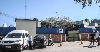 Sao Paulo Belediye Başkanı UPA kliniğini ziyaret etti. 21 Temmuz 2020, Sao Paulo, Brezilya: Sao Paulo Belediye Başkanı Bruno Covas, eski federal şerif yardımcısı Antonio Goulart, konsey üyesi Rodrigo Goulart ve UPA Maria Antonieta 'nın çalışmalarını ziyaret etti., 