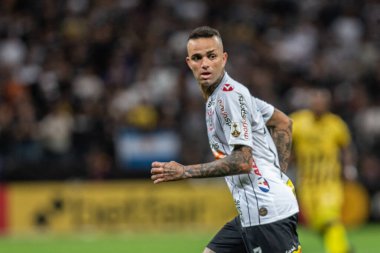 SAO PAULO - 12 Şubat 2020: COPA LİBERTADORES 2020 CORINTHIANS-GUARANI Corinthians karşı Guarani takımı (Paraguay) Copa Libertadores da America 2020, Arena Corinthians