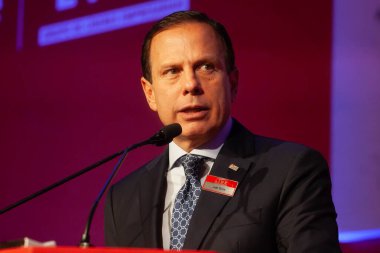 SAO PAULO, SP, 13.09.2019 - Vali Joao Doria toplantıda haberleri duyurdu