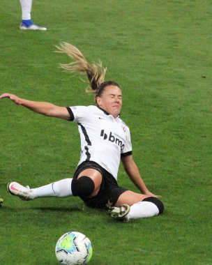 SAO PAULO, SP, BRAZIL: Brezilya 'daki iki Campeonato Brasileiro Srie A takımı arasında futbol maçı