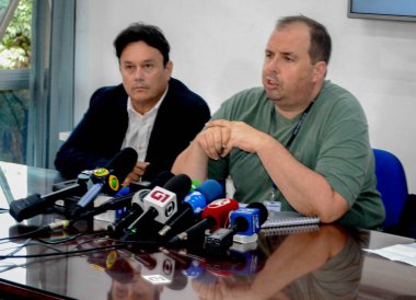 8 Ocak 2021, Sao Paulo, Brezilya: CEAGESP lisans sahipleri Sao Paulo Valisi Joao Doria 'nın mali ayarlamalarının bir parçası olan Mal ve Hizmetler Dolaşım (ICMS) değişikliklerini protesto ettiler