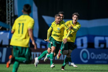 SAO PAULO, SP, BRAZIL: Brezilya 'daki iki Campeonato Brasileiro Srie A takımı arasında futbol maçı