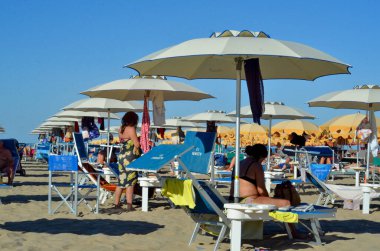 FLORIANOPOLIS, SC, 17.01.2020 - MOVIMENTACAO JURthe-INTERNACIONAL - Praia de Jurere Internacional Hareketi Florianopolis 'in kuzeyinde yer almaktadır. 