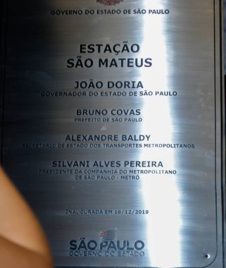 SAO PAULO, SP, 16.12.2019 - Sao Mateus İstasyonunun Açılışı