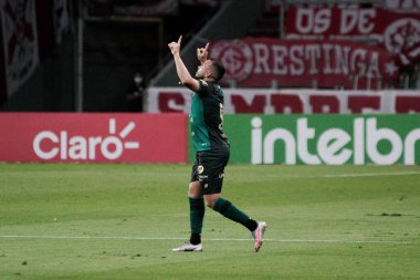 SAO PAULO, SP, BRAZIL: Brezilya 'daki iki Campeonato Brasileiro Srie A takımı arasında futbol maçı