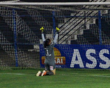 SAO PAULO, SP, BRAZIL: Sao Paulo, Brezilya 'da iki takım arasında futbol maçı