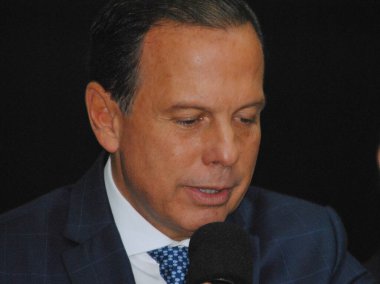 SAO PAULO, SP, 17.01.2020 - Joao Doria ile basın toplantısı 
