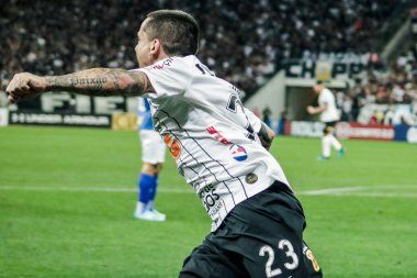 SAO PAULO - OCT 19, 2019: CORINTHIANS VS CRUZEIRO during the match between valid for the 27th round of the Brazilian Championship, at the Corinthians Arena in Itaquera