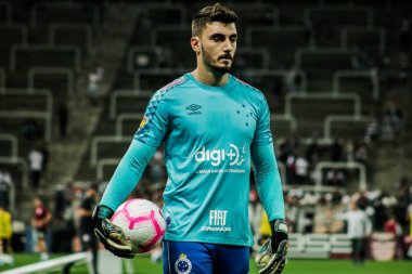SAO PAULO - OCT 19, 2019: CORINTHIANS VS CRUZEIRO during the match between valid for the 27th round of the Brazilian Championship, at the Corinthians Arena in Itaquera