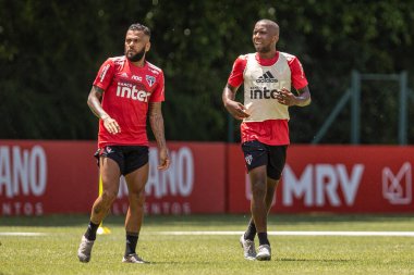 SAO PAULO, SP, BRAZIL: Brezilya 'daki iki Campeonato Brasileiro Srie A takımı arasında futbol maçı