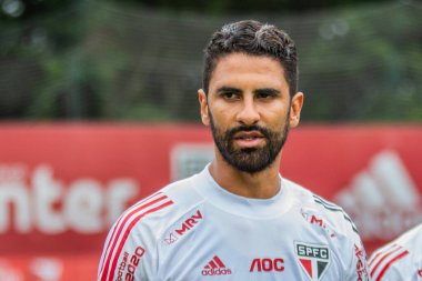 Sao Paulo - 3 Mart 2020: Sao Paulo takımının eğitimi sırasında. Eylem, Sao Paulo 'nun batısındaki Barra Funda' nın tomografisinde gerçekleştirildi.