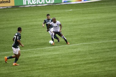 SAO PAULO, SP, BRAZIL: Brezilya 'daki iki Campeonato Brasileiro Srie A takımı arasında futbol maçı