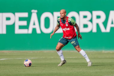 SAO PAULO, SP, BRAZIL: Brezilya 'daki iki Campeonato Brasileiro Srie A takımı arasında futbol maçı