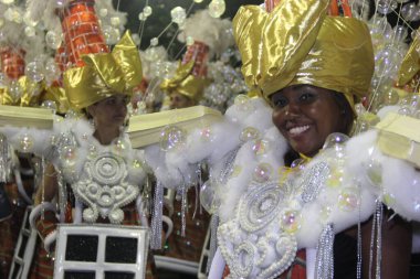 Rio de Janeiro - RJ, 25 / 02 / 2020 - Escola de samba Salgueiro, Brezilya karnavalı 