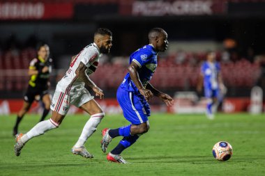 SAO PAULO, SP, BRAZIL: Brezilya 'daki iki Campeonato Brasileiro Srie A takımı arasında futbol maçı