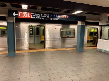 NEW YORK (USA) - 22 .01.2020: bir salgın sırasında COVID-19