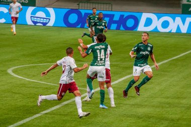 SAO PAULO, SP, BRAZIL, 28.11.2020: Sao Paulo, Brezilya 'da iki takım arasında futbol maçı