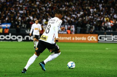 SAO PAULO - OCT 19, 2019: CORINTHIANS during the match between valid for the 27th round of the Brazilian Championship, at the Corinthians Arena in Itaquera