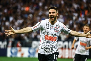 SAO PAULO - OCT 19, 2019: CORINTHIANS during the match between valid for the 27th round of the Brazilian Championship, at the Corinthians Arena in Itaquera