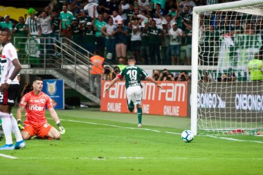 SAO PAULO, SP, BRAZIL: Brezilya 'daki iki Campeonato Brasileiro Srie A takımı arasında futbol maçı