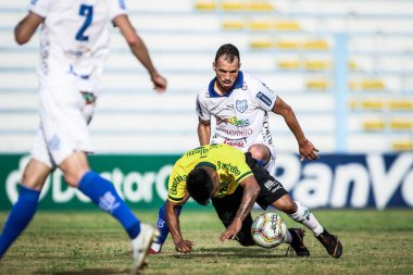 SAO PAULO, SP, BRAZIL: Sao Paulo, Brezilya 'da iki takım arasında futbol maçı