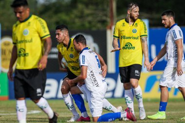 SAO PAULO, SP, BRAZIL: Sao Paulo, Brezilya 'da iki takım arasında futbol maçı