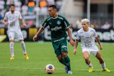 SAO PAULO, SP, BRAZIL: Brezilya 'daki iki Campeonato Brasileiro Srie A takımı arasında futbol maçı
