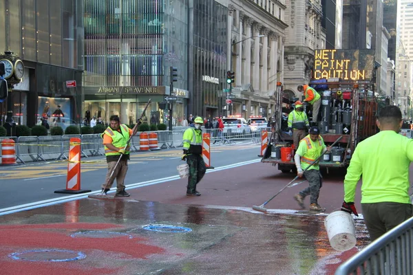 New York Abd New York City Nin Hafta Yeniden Açılmasına — Stok fotoğraf