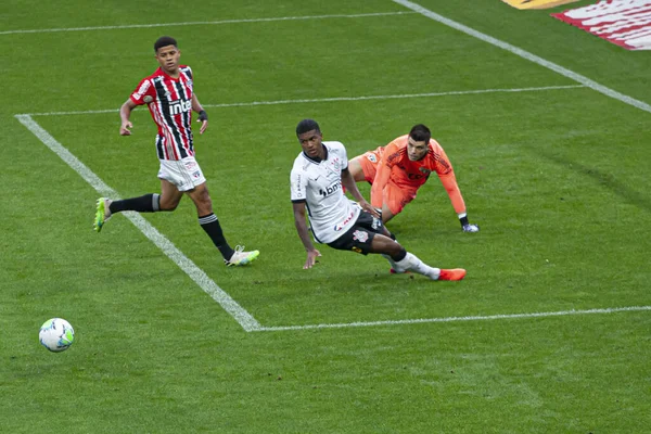 ブラジル代表サッカーリーグ サンパウロ ブラジル サッカー試合ブラジル選手権 — ストック写真