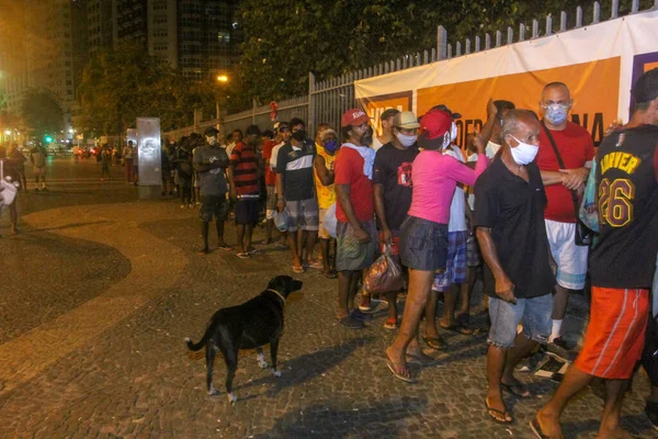 Rio Janeiro 2020 Protester Rio Janeiro Brasilien — Stockfoto