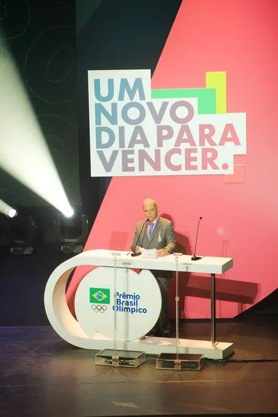 Rio Janeiro 2019 Brasil Olimico Award 2019 ティジュカのリオデジャネイロ市で開催された第21回ブラジルオリンピック賞2019は 2019年のベストアスリートを表彰するものです 火曜日の夜 — ストック写真