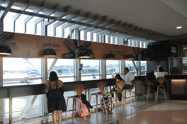Tocumen Panama 2021 Movimento Aeroporto Internacional Tocumen Panamá — Fotografia de Stock