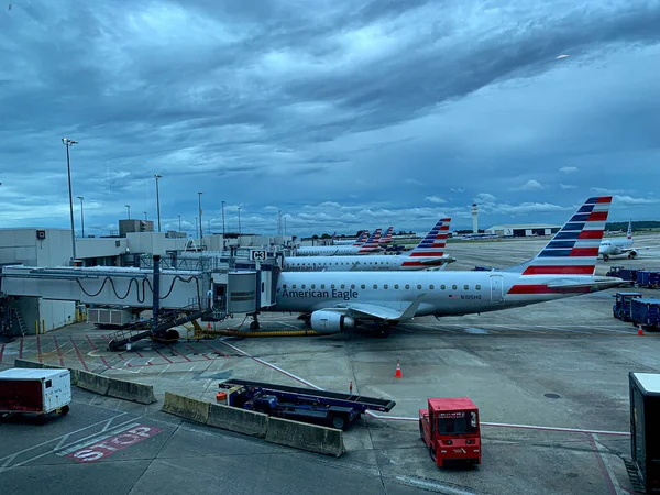 Charlotte Usa 2020 International Airport Charlotte Usa — Foto de Stock