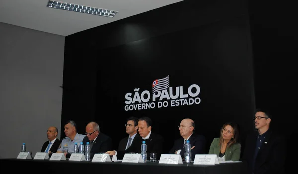 Sao Paulo 2019 Public Safety Collective Delivery Vehicles Environmental Police — ストック写真