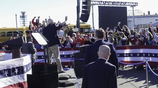 Make America Great Again Rally Con Vicepresidente Pence Pensilvania Octubre — Foto de Stock