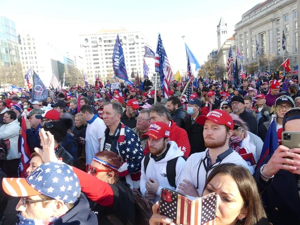 Washington 2020 Rechtse Demonstraties Ontploffen Het Hart Van Washington — Stockfoto