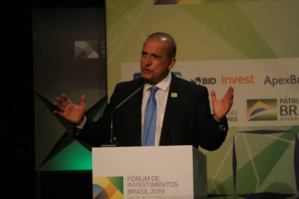 Sao Paulo 2019 Forum Investimentos Brasil 2019 Gran Foro Inversiones — Foto de Stock